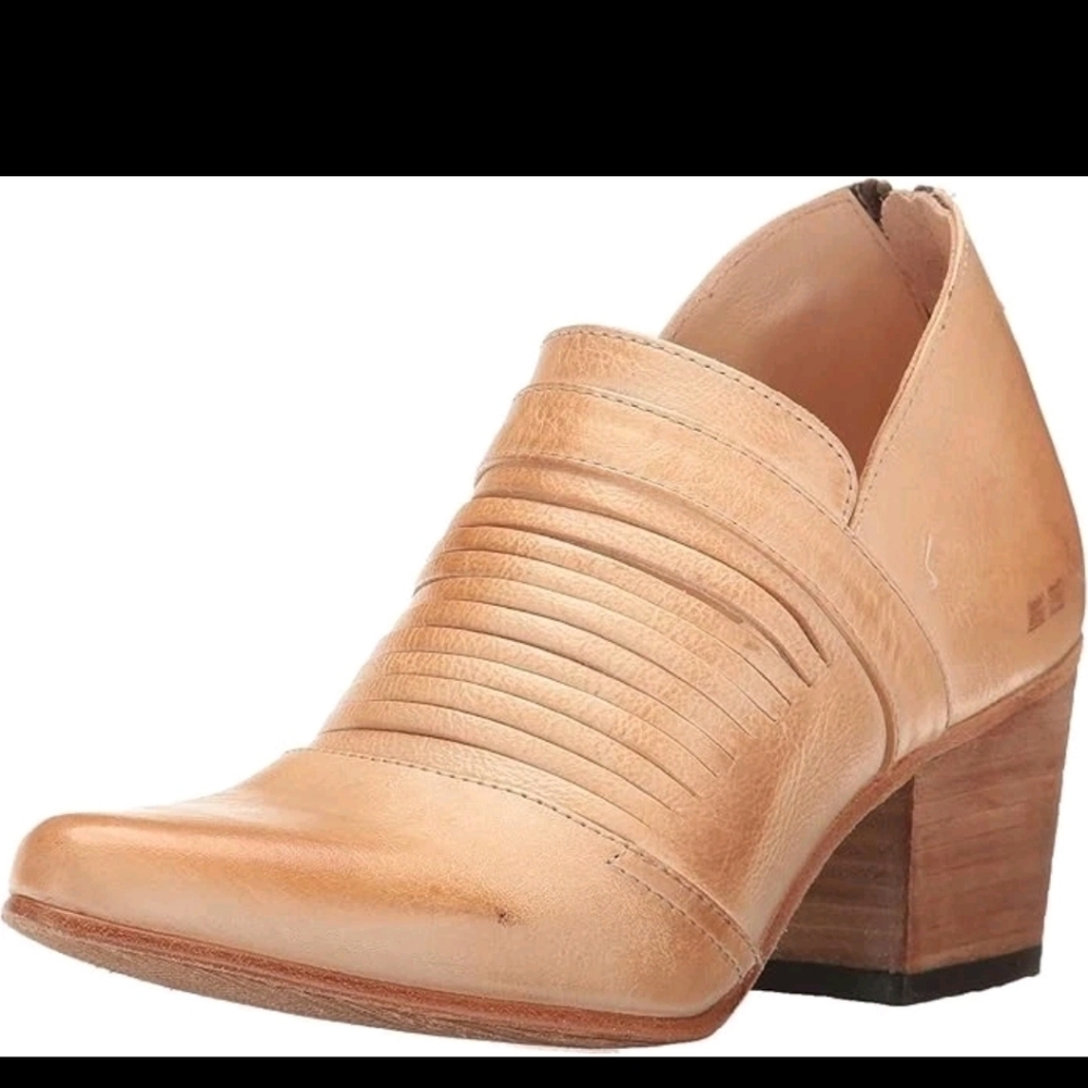 Bed Stu Workshop 8.5 Trough Pointed Toe Heel Boots Booties